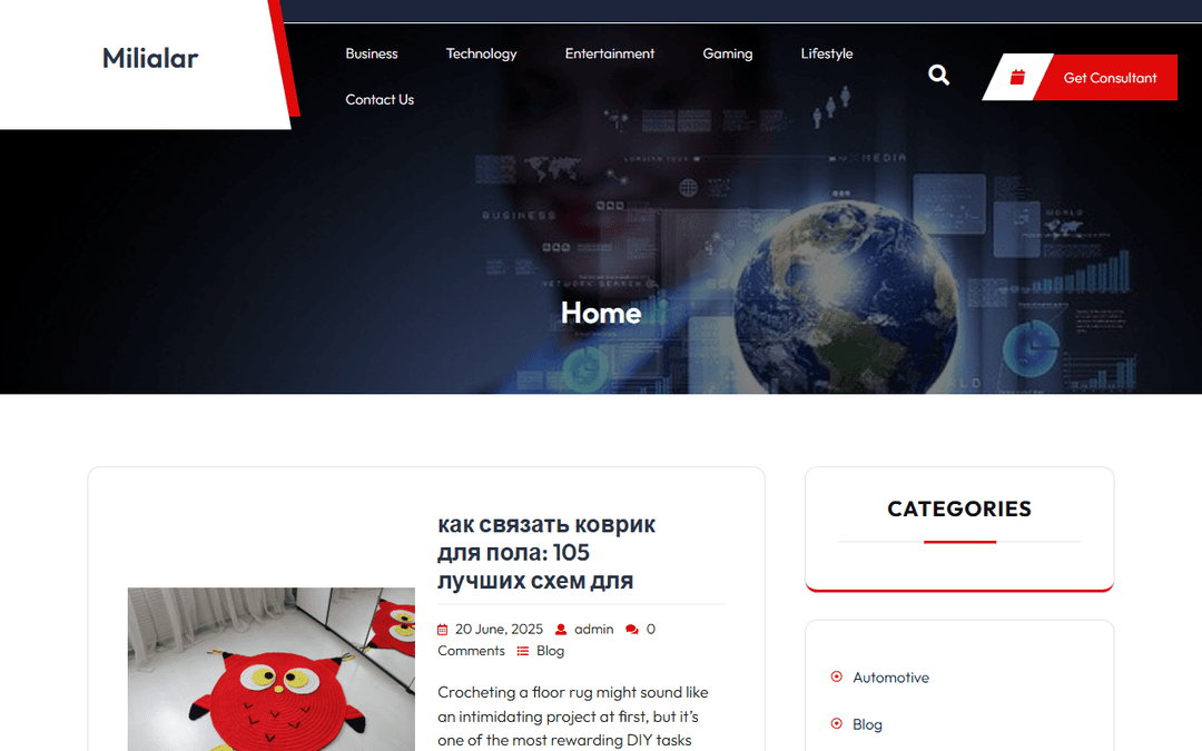 milialar.org publisher screenshot