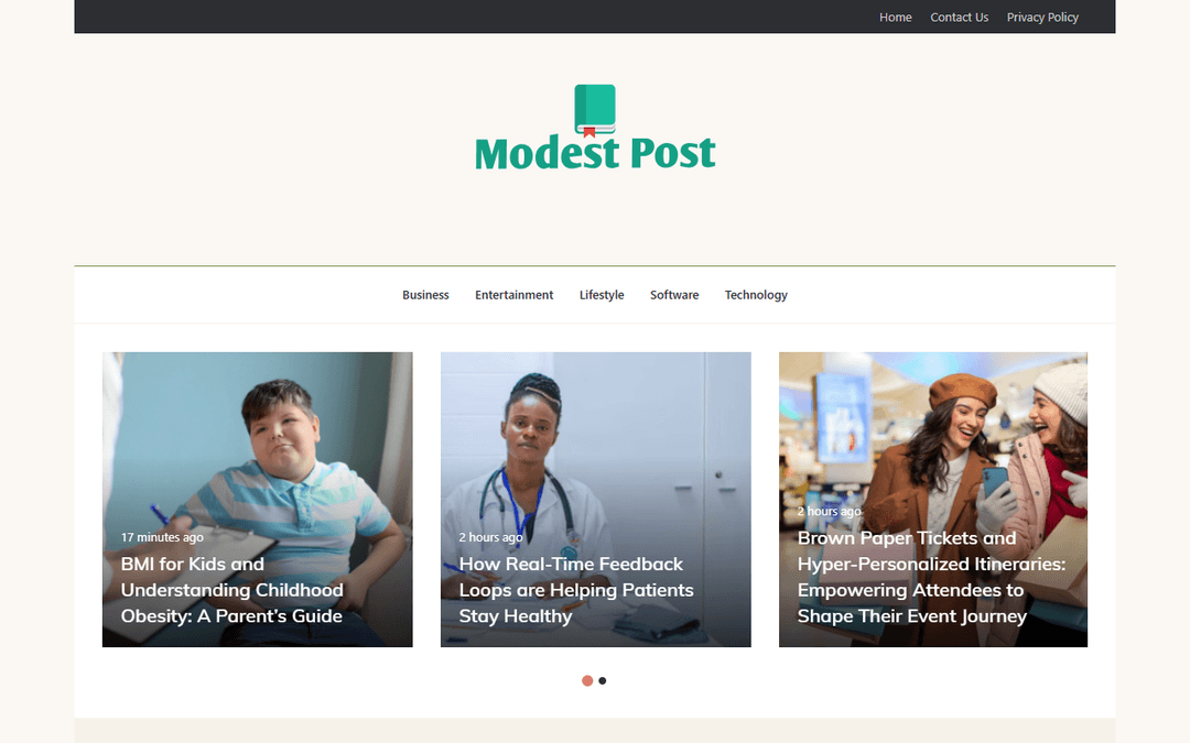 modestpost.com publisher screenshot
