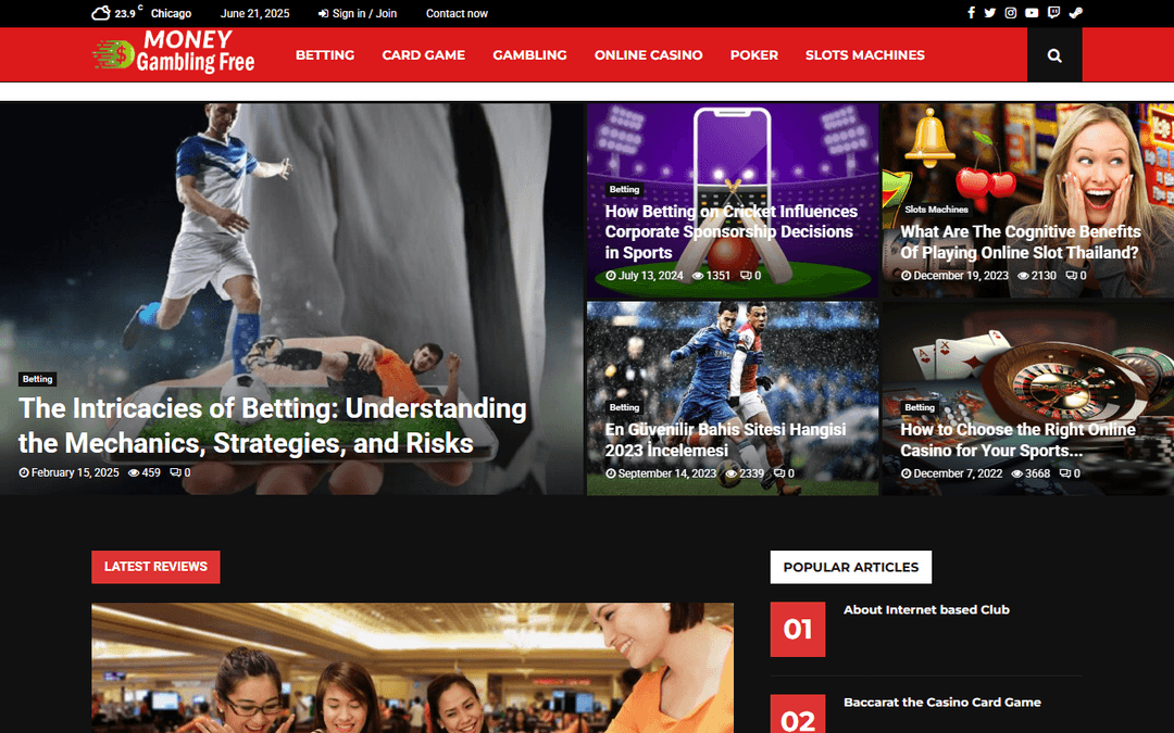 moneygamblingfree.com publisher screenshot