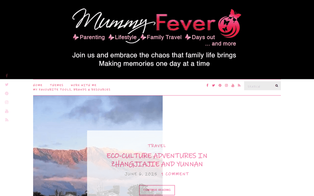 mummyfever.co.uk publisher screenshot