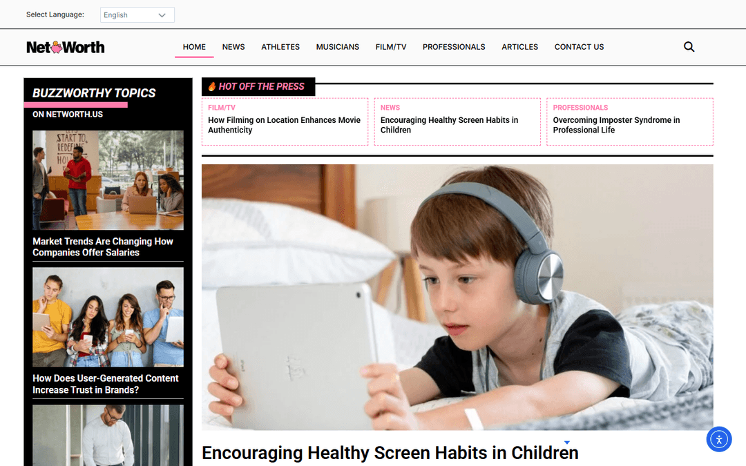 networth.us publisher screenshot
