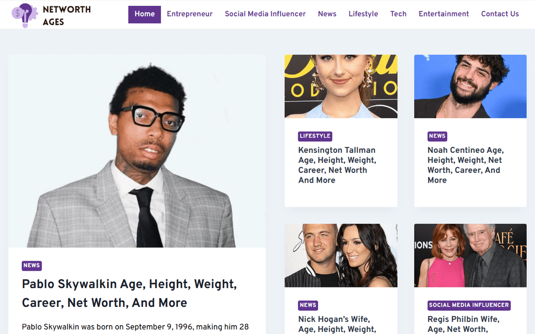 networthages.com publisher screenshot