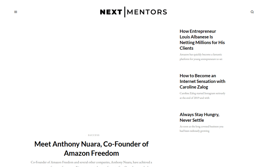nextmentors.com publisher screenshot
