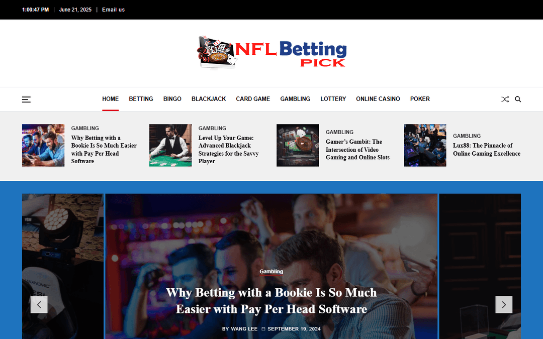 nflbettingpick.com publisher screenshot