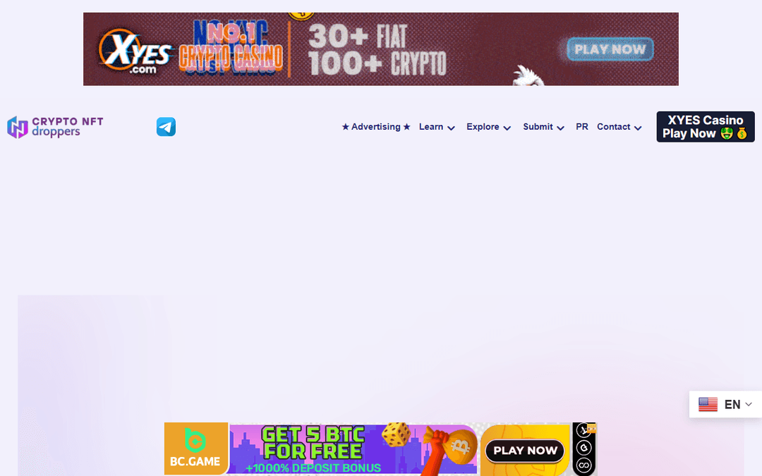 nftdroppers.io publisher screenshot