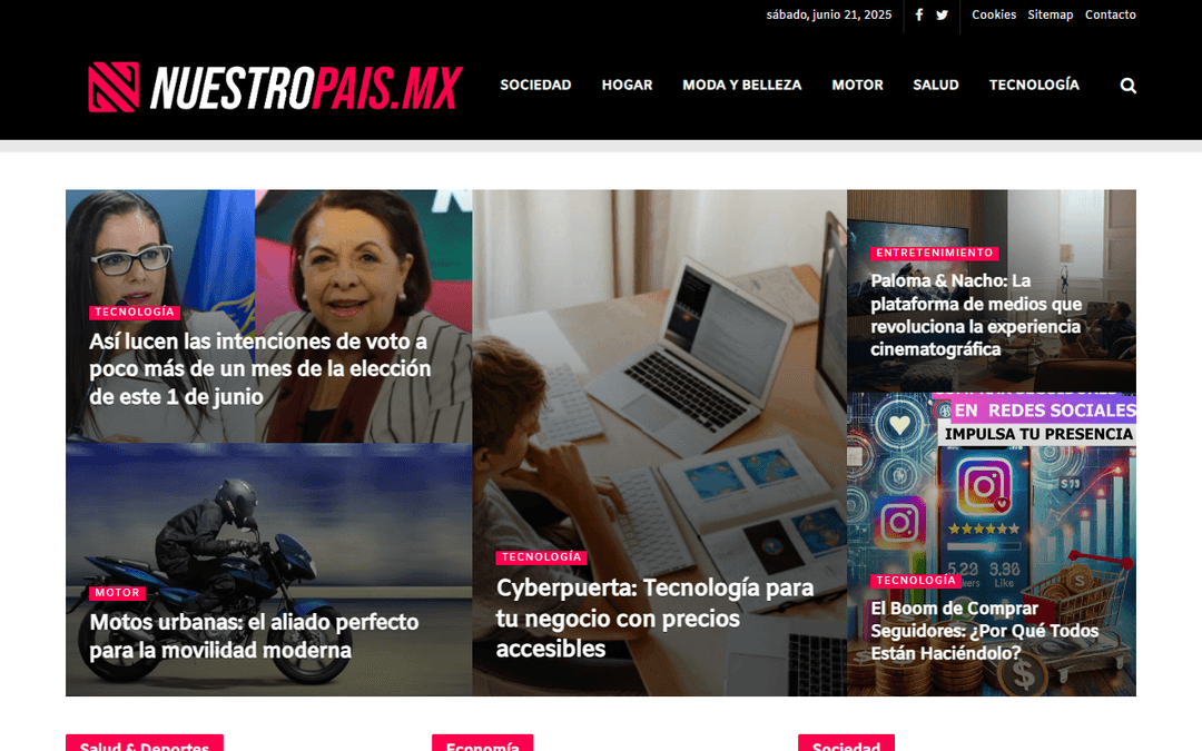 nuestropais.mx publisher screenshot