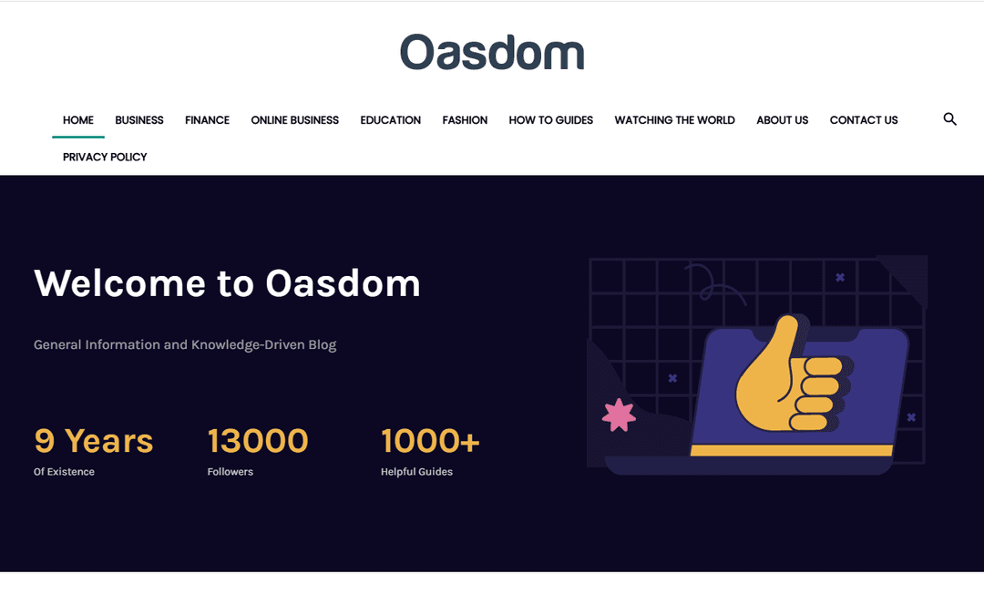 oasdom.com publisher screenshot