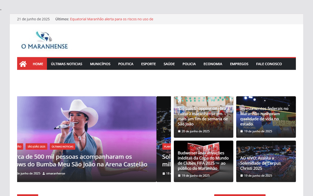omaranhense.com publisher screenshot