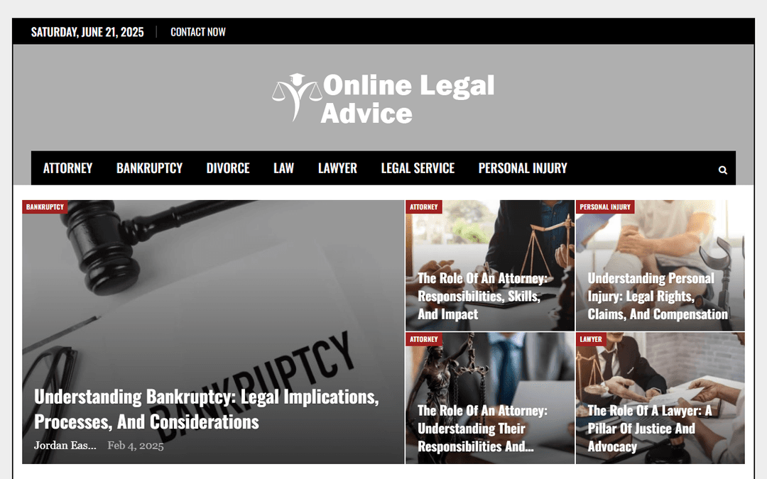 onlinelegaladvice.uk publisher screenshot