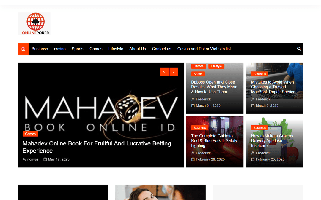 onlinepokergame.net publisher screenshot