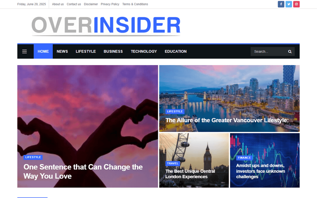 overinsider.com publisher screenshot