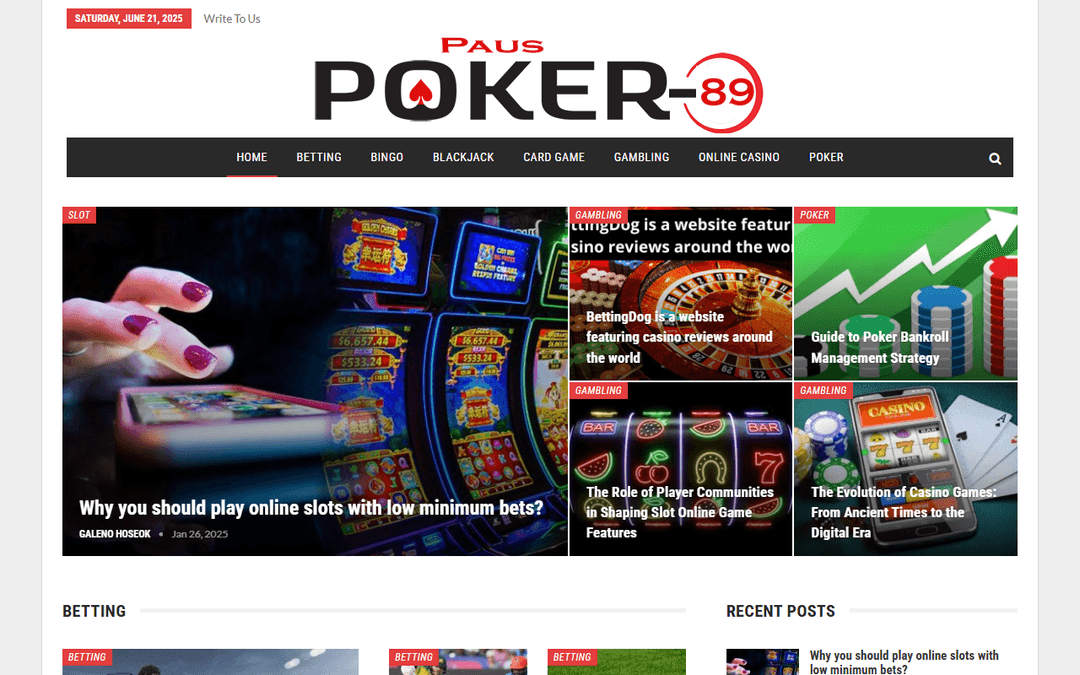 pauspoker89.com publisher screenshot