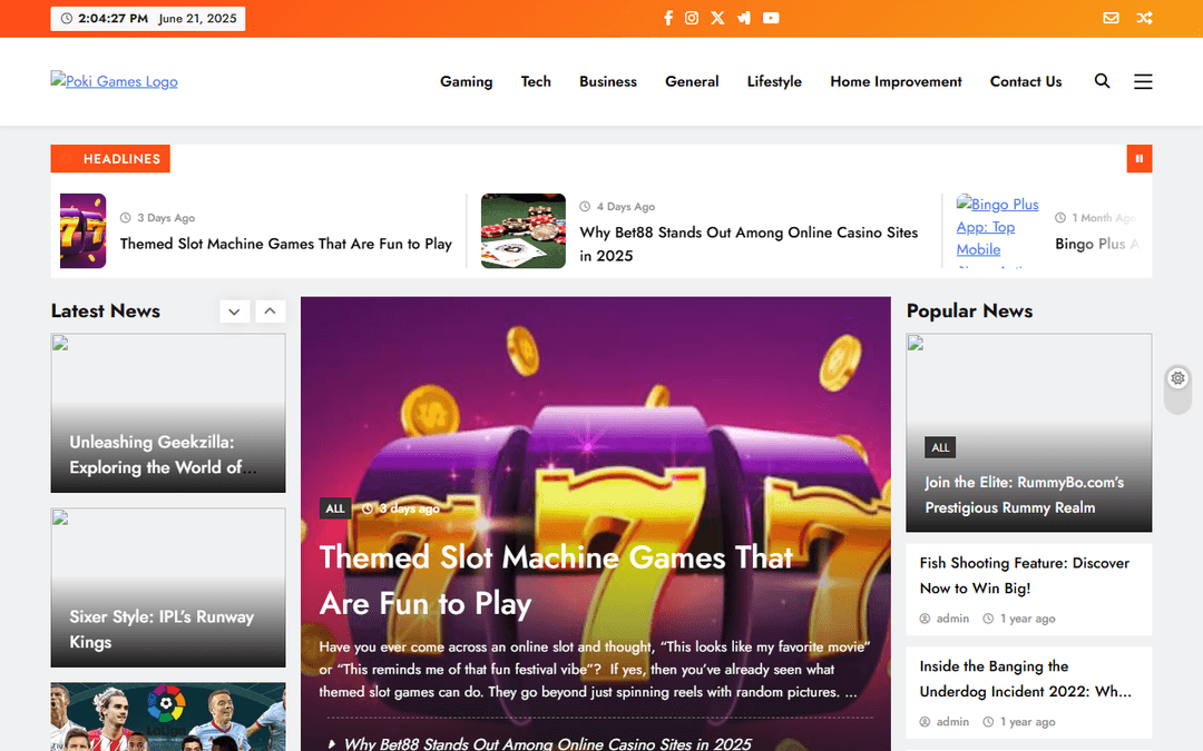 poki-games.site publisher screenshot