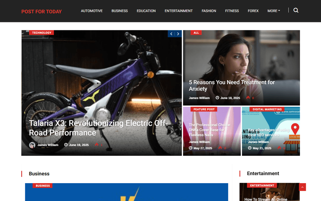 postfortoday.com publisher screenshot