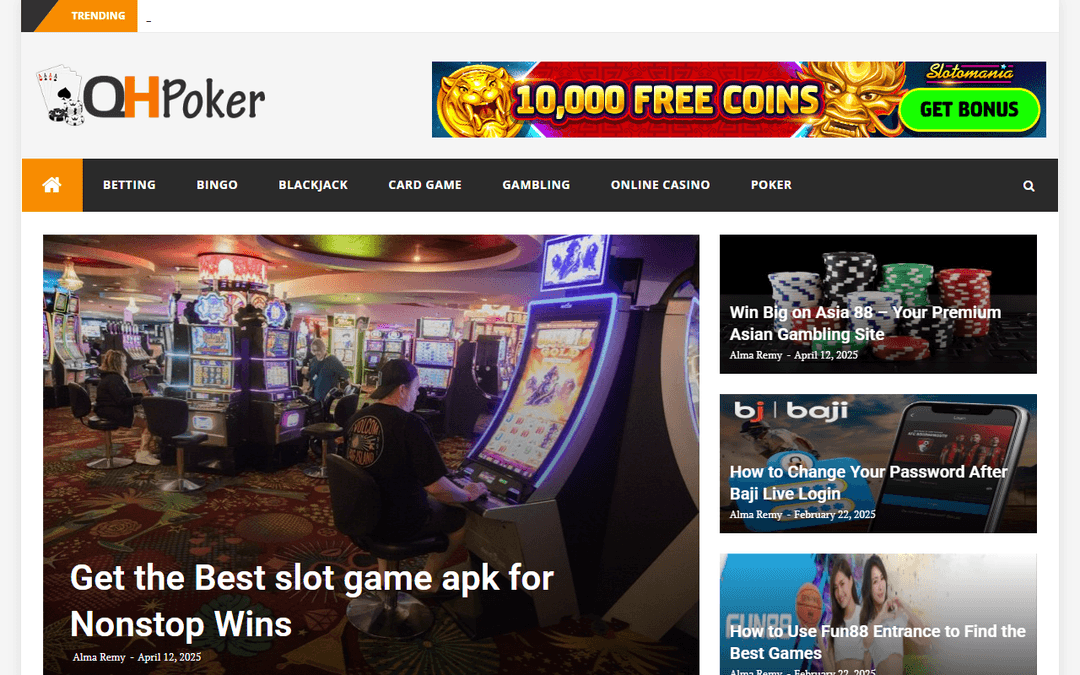 qhpoker.com publisher screenshot