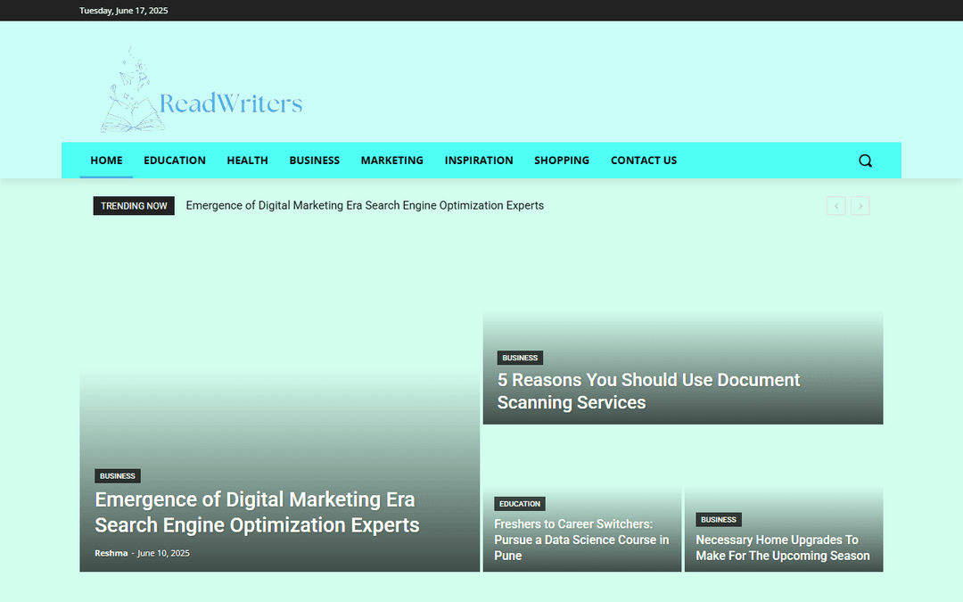 readwriters.com publisher screenshot