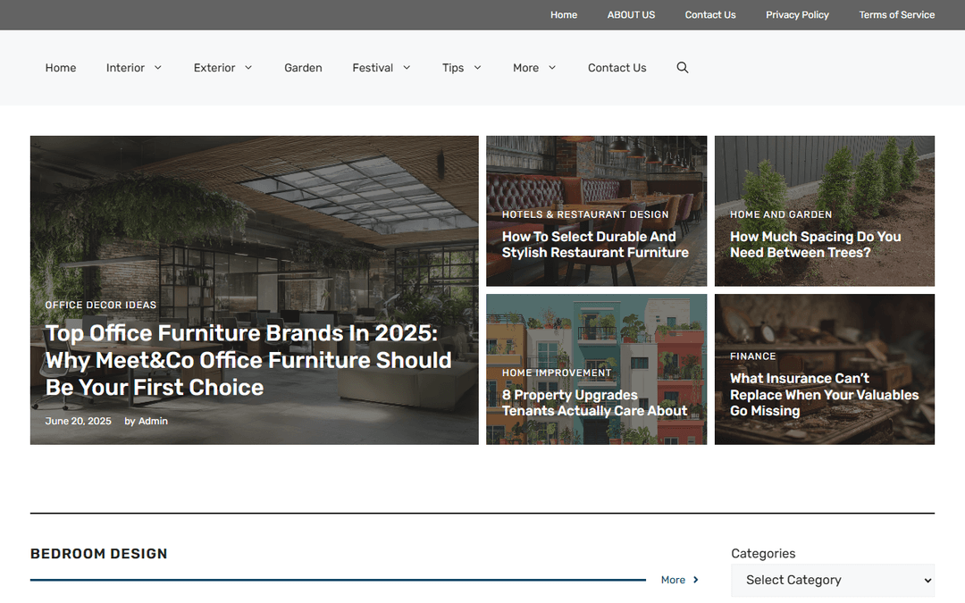 residencestyle.com publisher screenshot
