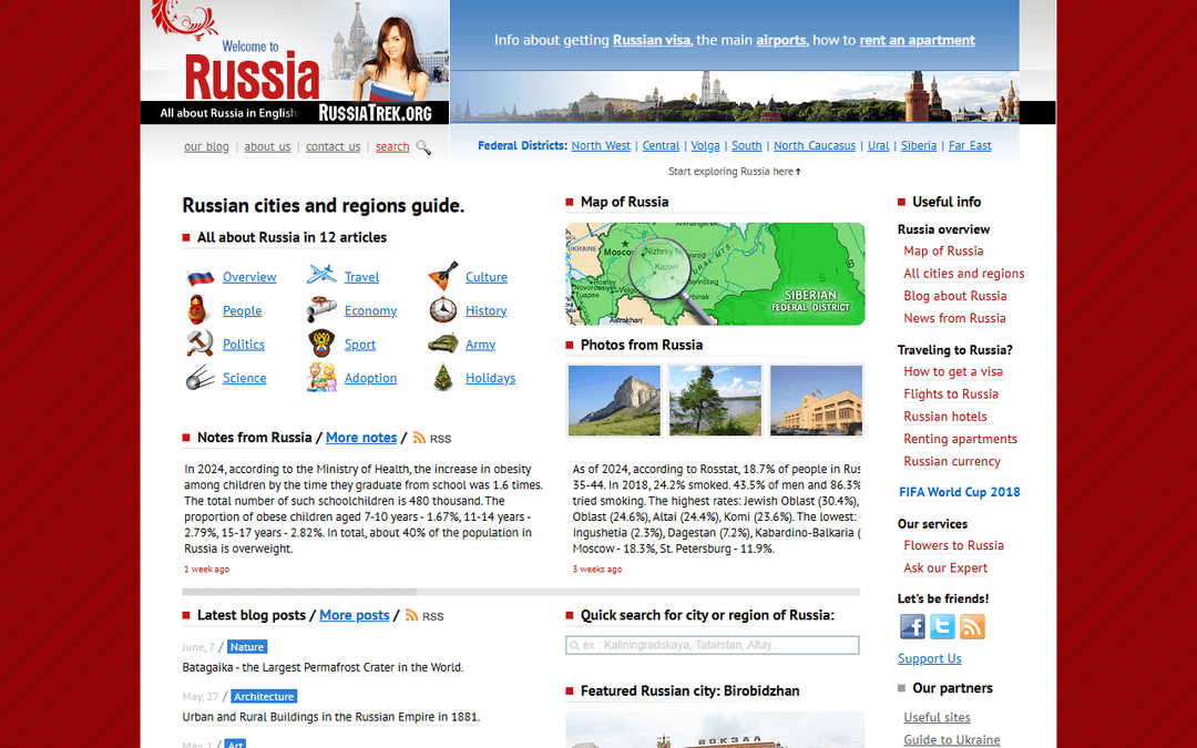 russiatrek.org publisher screenshot