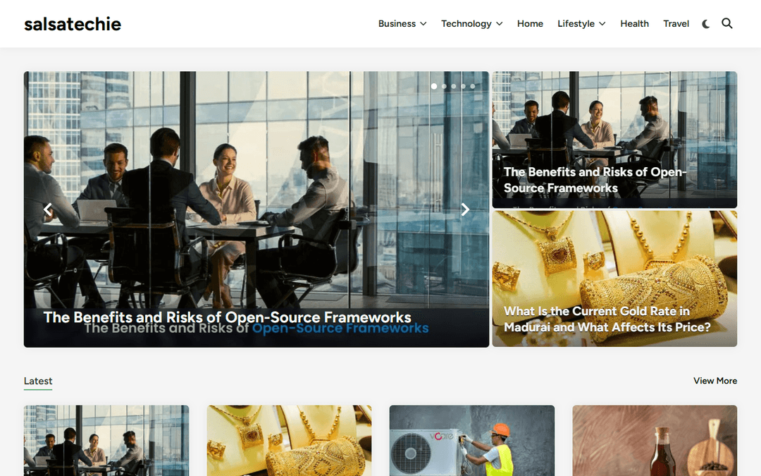 salsatechie.com publisher screenshot