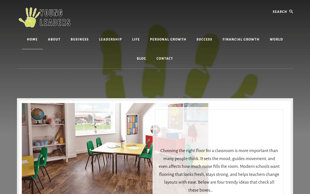 sdgyoungleaders.org publisher screenshot