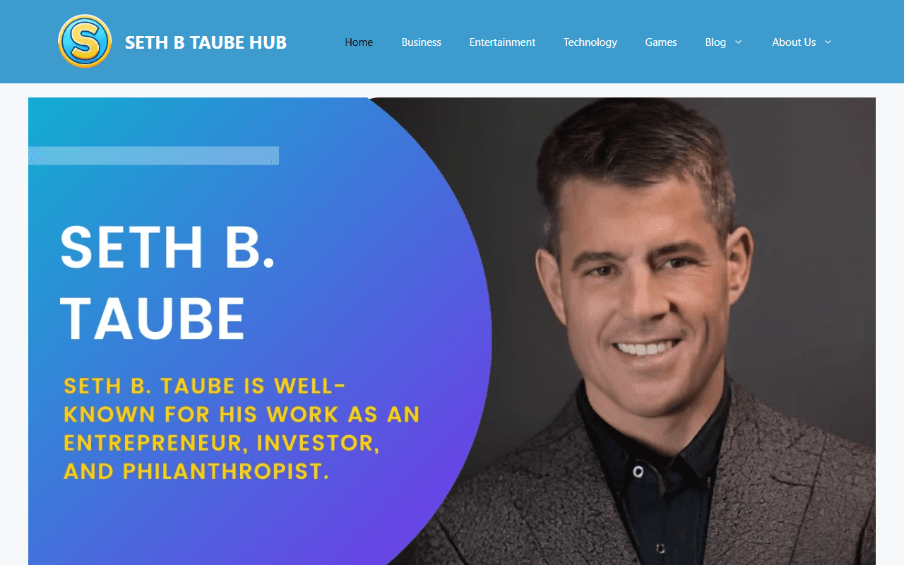 sethbtaubehub.com publisher screenshot