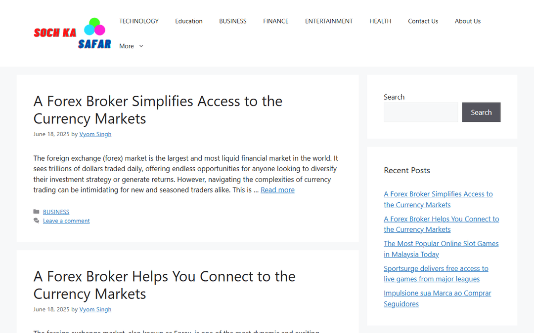 sochkasafar.in publisher screenshot