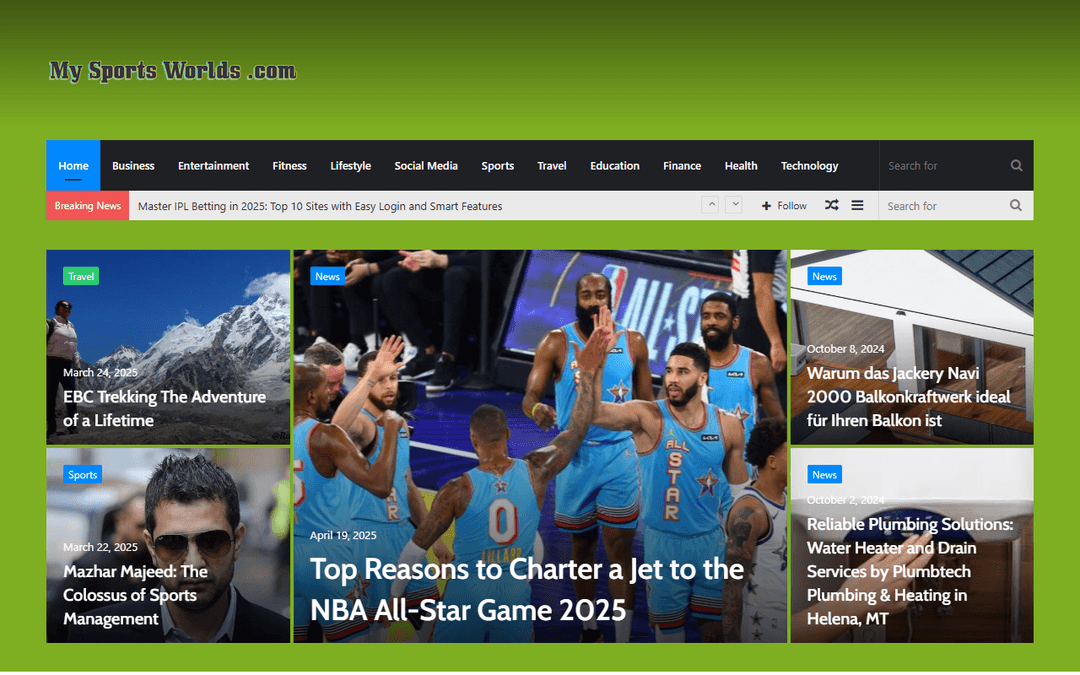 mysportsworlds.com publisher screenshot