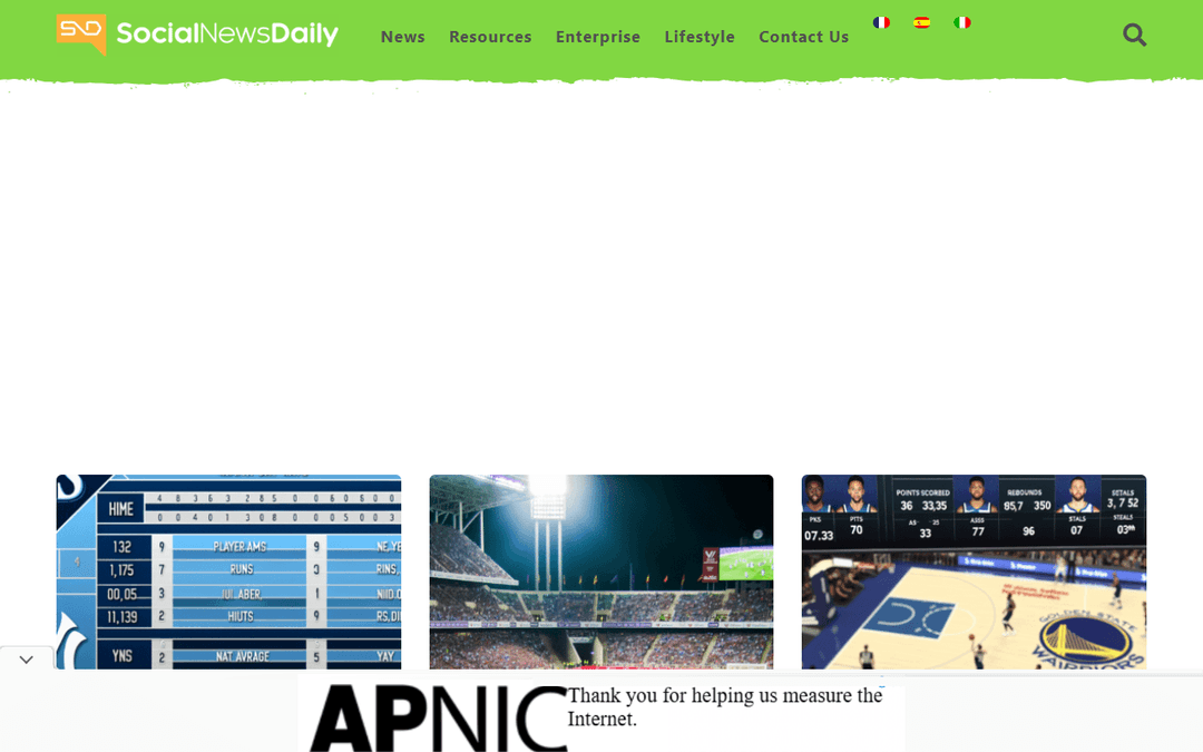 socialnewsdaily.com publisher screenshot