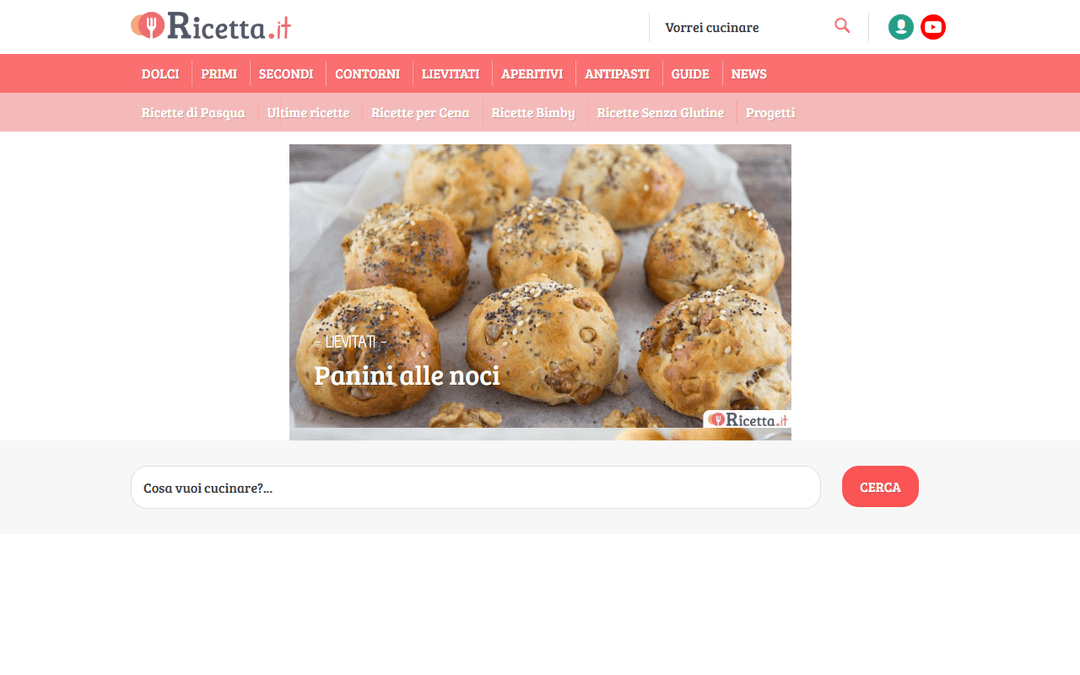 ricetta.it publisher screenshot