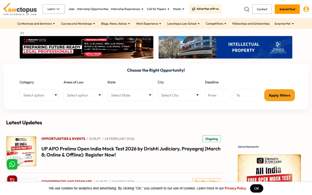 lawctopus.com publisher screenshot
