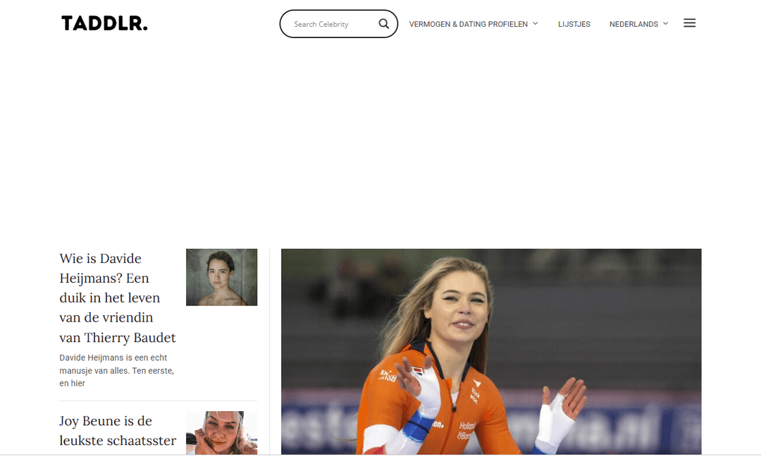 taddlr.com/nl publisher screenshot