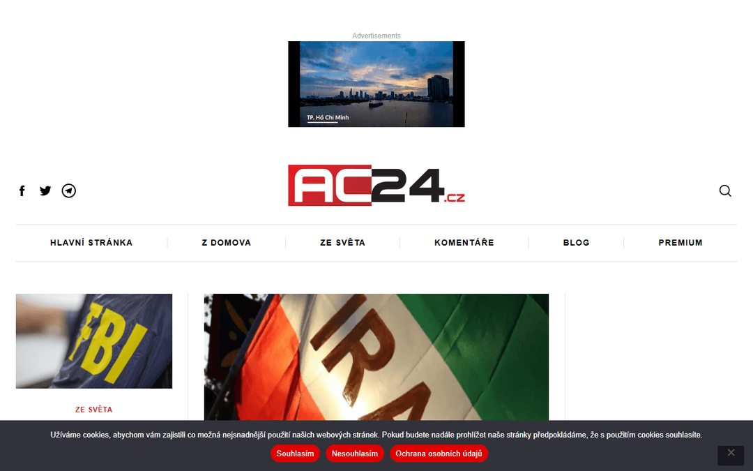 ac24.cz publisher screenshot