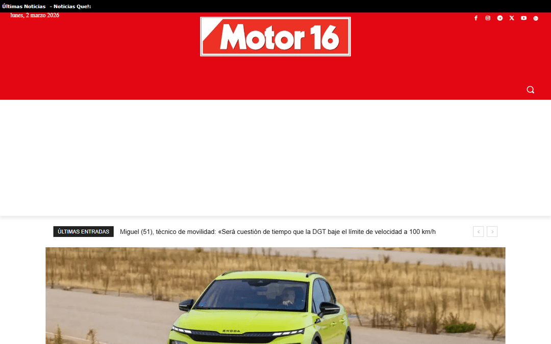motor16.com publisher screenshot