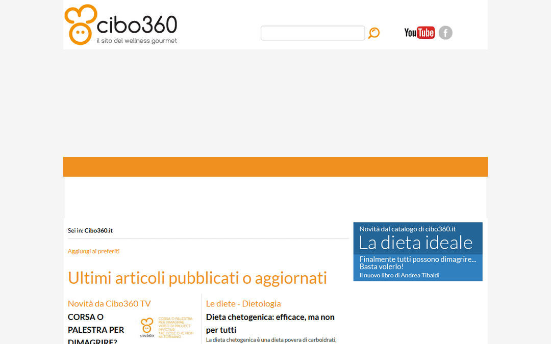 cibo360.it publisher screenshot