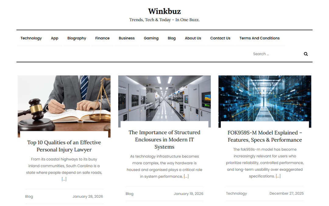winkbuz.com publisher screenshot