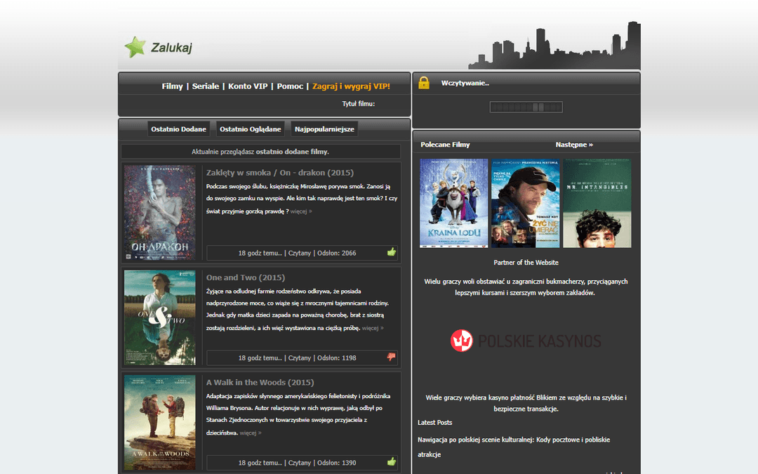 zalukaj.tv publisher screenshot