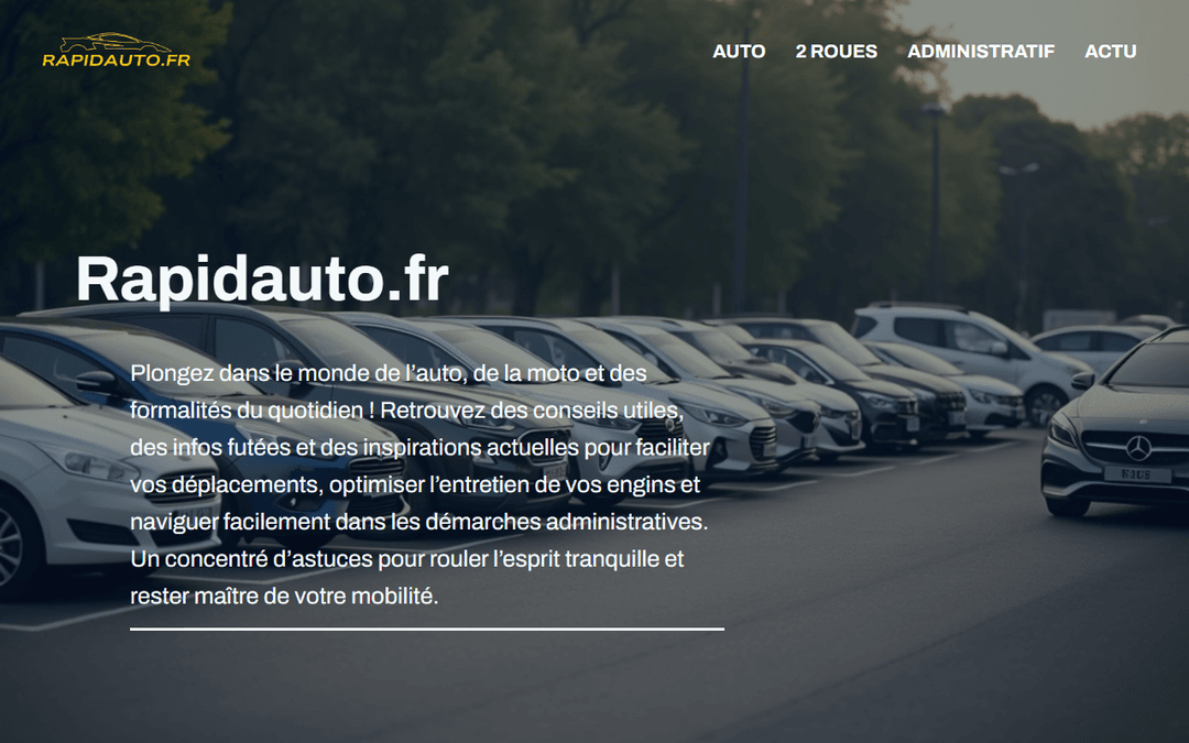 rapidauto.fr publisher screenshot
