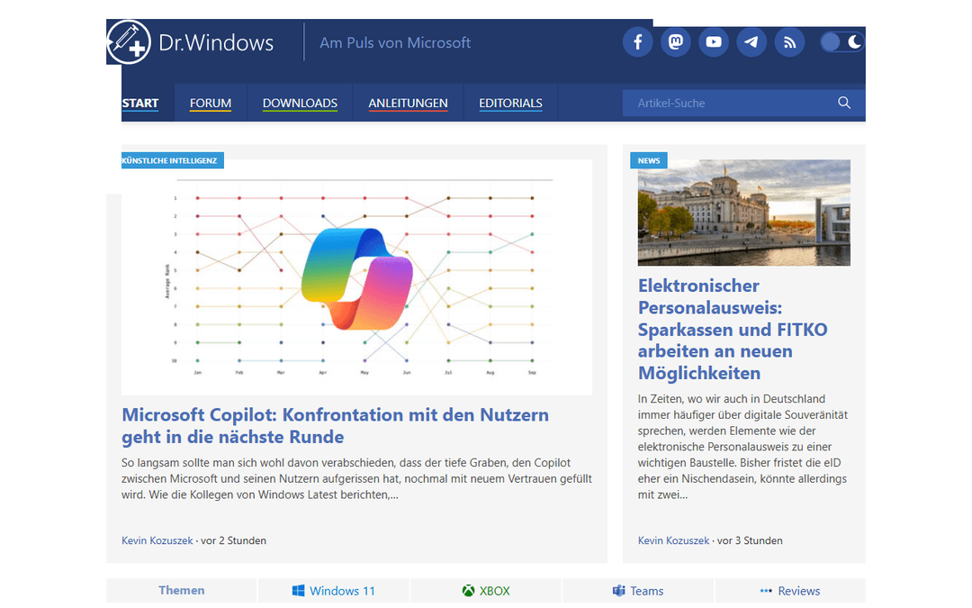 drwindows.de publisher screenshot