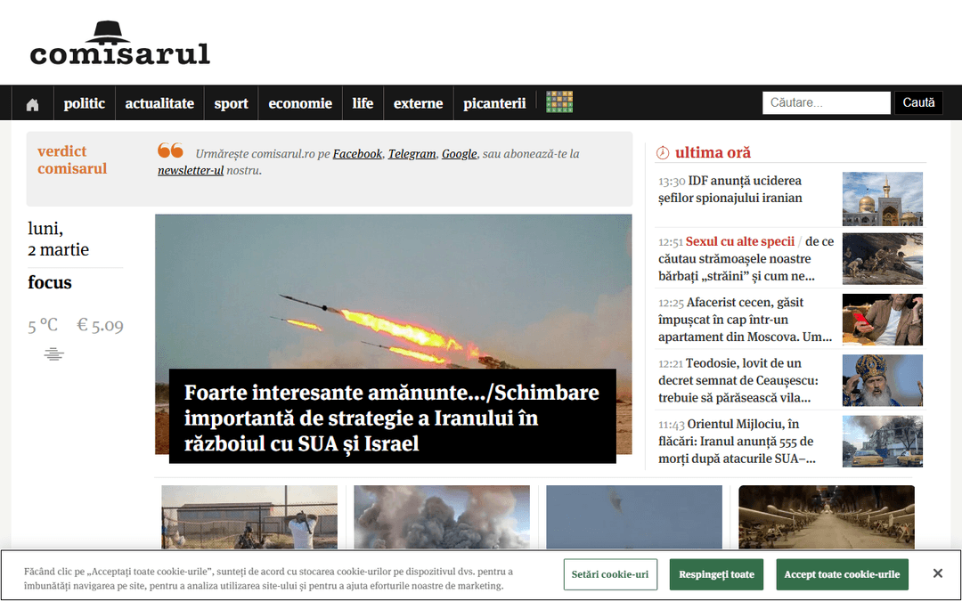 comisarul.ro publisher screenshot