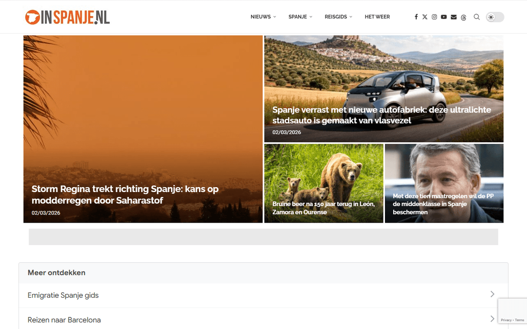 inspanje.nl publisher screenshot