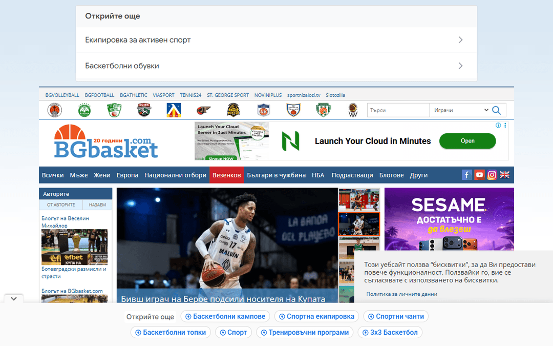 bgbasket.com publisher screenshot