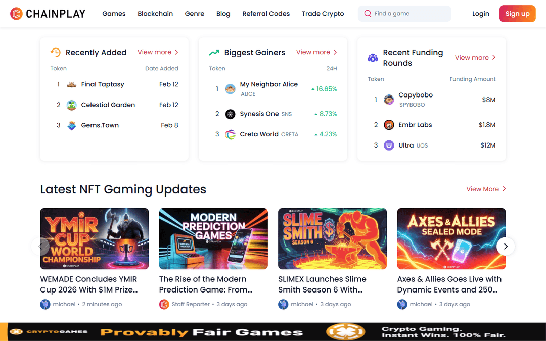 chainplay.gg publisher screenshot