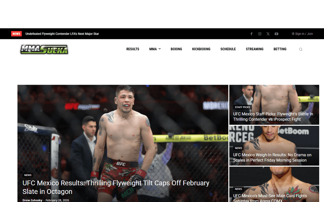 mmasucka.com publisher screenshot