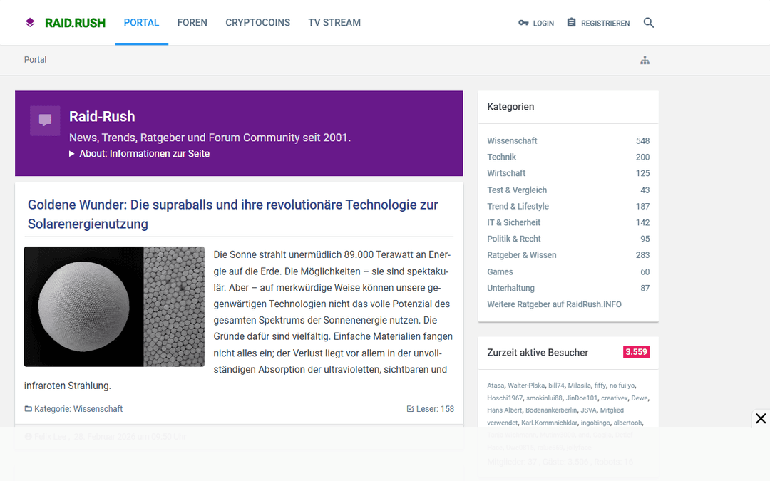 raidrush.net publisher screenshot