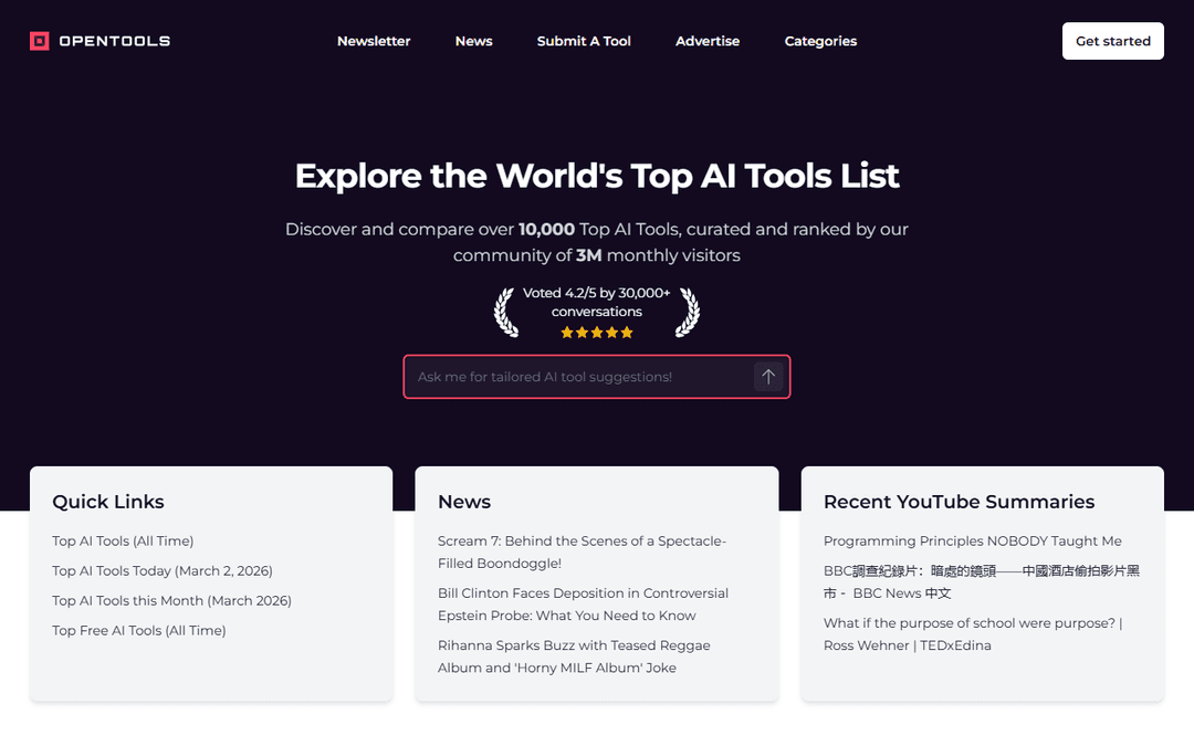 opentools.ai publisher screenshot