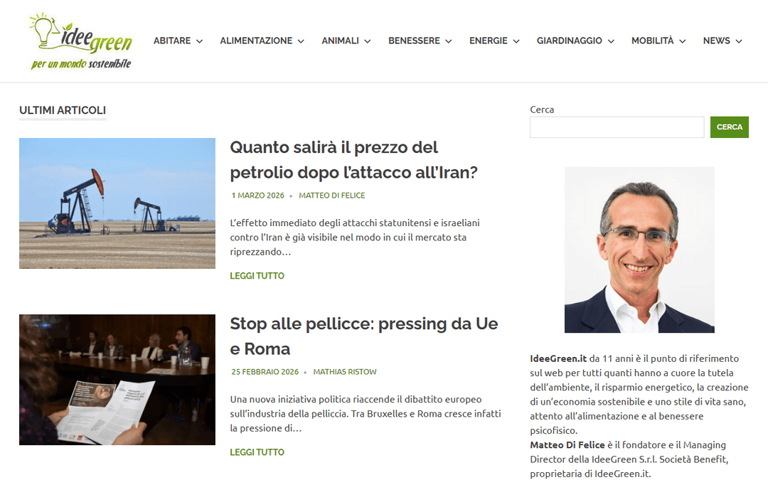 ideegreen.it publisher screenshot