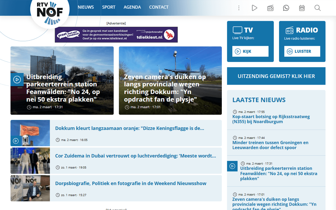 rtvnof.nl publisher screenshot