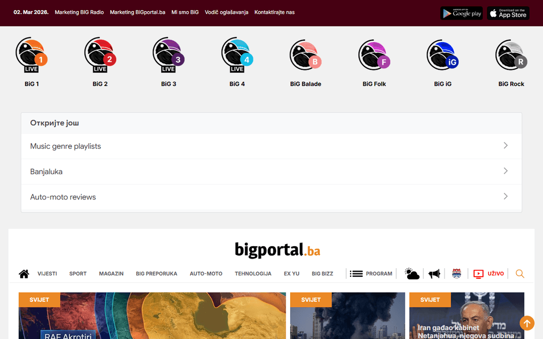 bigportal.ba publisher screenshot