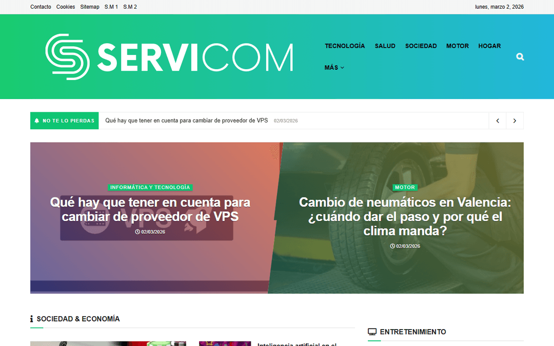 servicom.es publisher screenshot
