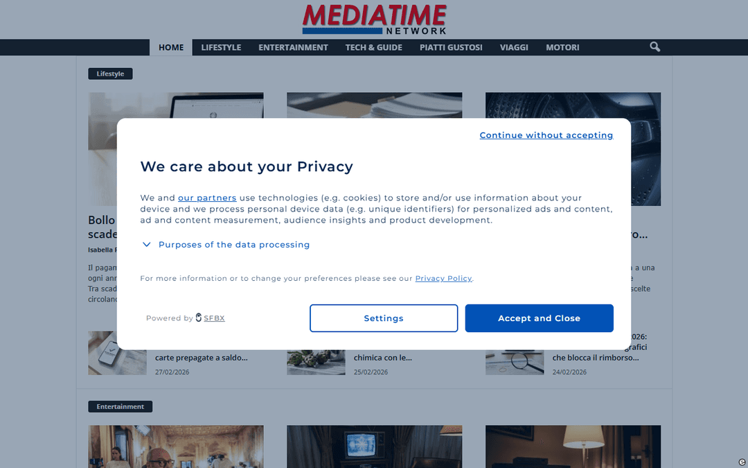 mediatime.net publisher screenshot